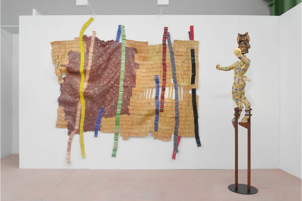 El Anatsui Art Basel Paris 2024